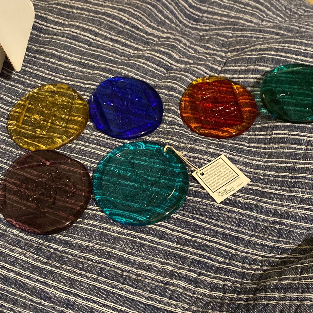 Cape Cod Christmas ornaments made of glass by Colette